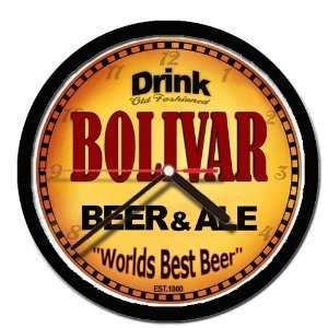  BOLIVAR beer and ale cerveza wall clock 