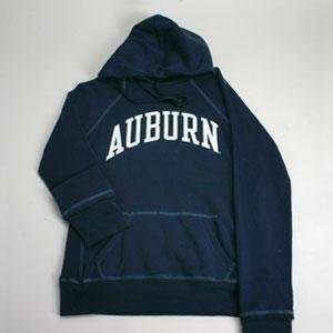  Auburn Hooded Sweatshirt   Ladies Hoody By League   Navy 