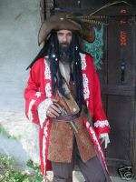 Captain Teague Keith Richards Jack Sparrow POTC Costume  