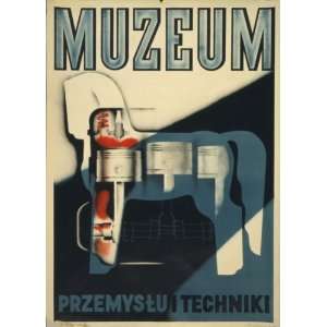  1935 poster Muzeum przemystlu i techniki