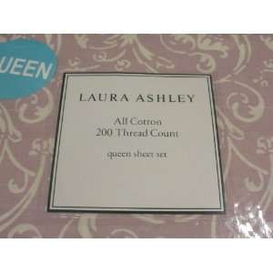  Laura Ashley Ashby Lilac Purple Queen Sheet Set