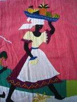 cotton black america skirt art appliqued embroidered large or x large