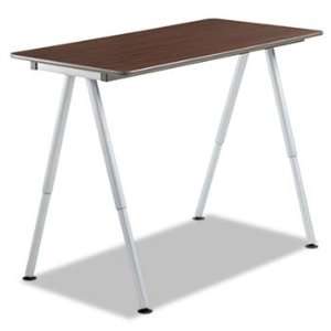  New   OfficeWorks Teaming Table Top, 48w x 24d, Walnut by 