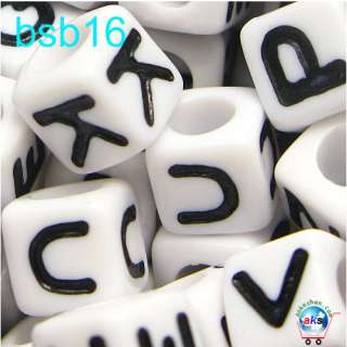 50g 23 types Assorted Acylic Alphabet Letters Loose Craft Beads Fit 