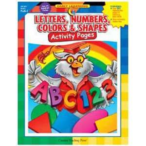    Letters, Numbers, Colors & Shapes Activity Pages Toys & Games