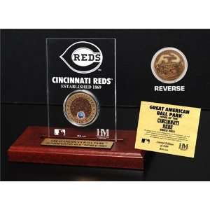  Cincinnati Reds Great American Ball Park Infield Dirt Coin 