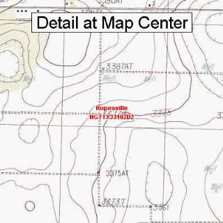   Map   Ropesville, Texas (Folded/Waterproof)