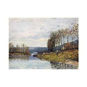    Alfred Sisley   The Seine At Bougival Giclee