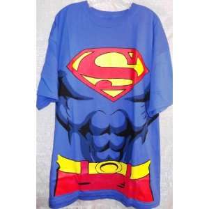  DC Comics SUPERMAN Chest Logo COSTUME w/ Detachable CAPE 