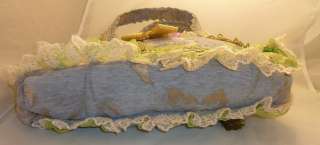 Lt. Blue Laces Victorian Tapestry Handbag Purse New  