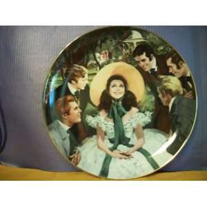  Scarlett and Her Suitors Collector Plate MINT COND. 