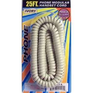  Phone Telephone Coil Cord 25 foot long 