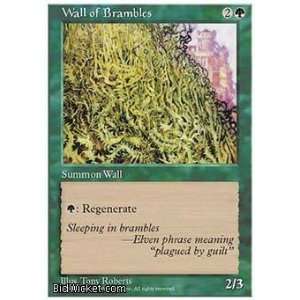 Wall of Brambles (Magic the Gathering   5th Edition   Wall of Brambles 