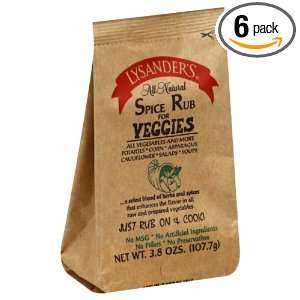 Lysanders Spice Rub for Veggies Grocery & Gourmet Food