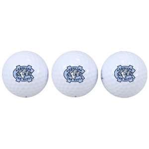   Carolina Tar Heels (UNC) 3 Pack Logo Golf Balls