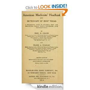 American machinists handbook and dictionary of shop terms  a 