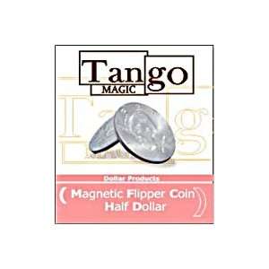   Flipper Half Dollar Magnetic Tango Money Magic Tricks 