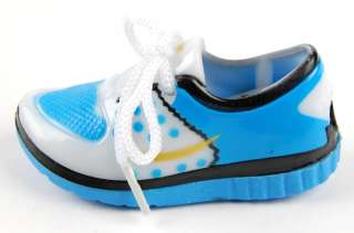 TOY SHOE ERASER PENCIL SHARPENER Blue Sneaker Kids Gift  