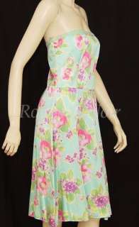 SALE BLUGIRL BLUMARINE silk flower print dress 44/8  