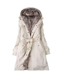 Women hooded winter overcoat is made of high quality material, durable 
