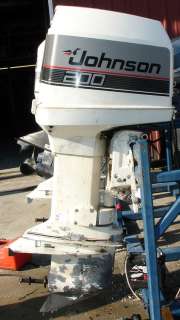   200 HP OUTBOARD 25 SHAFT BOAT MOTOR OPERATIONAL MUST SEE  