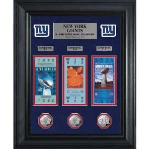  Highland Mint New York Giants Super Bowl Ticket & Coin 
