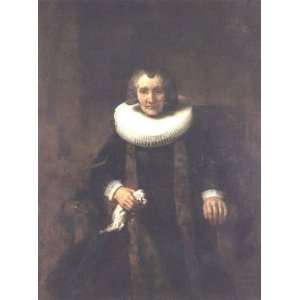  Oil Painting Portrait of Margherita de Geer, Wife of 