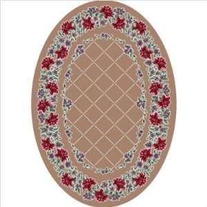 Signature Carved Marissa Sandstone Oval Rug Size Oval 54 x 78 