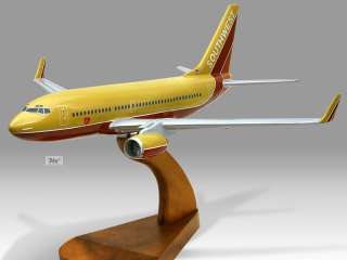 Boeing 737   700 Southwest Airlines Wood Airplane Model  