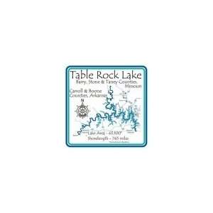  Table Rock 4.25 Square Absorbent Coaster Kitchen 