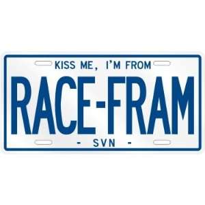   AM FROM RACE FRAM  SLOVENIA LICENSE PLATE SIGN CITY