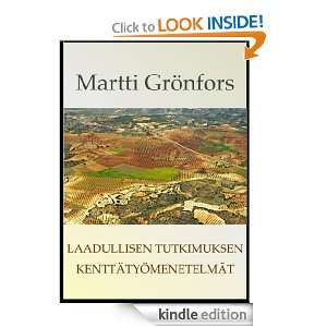   (Finnish Edition) Martti Grönfors  Kindle Store