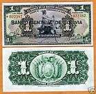 Bolivia, 1 bolivano, 1929, P 112, XF+ to a UNC  BLACK  
