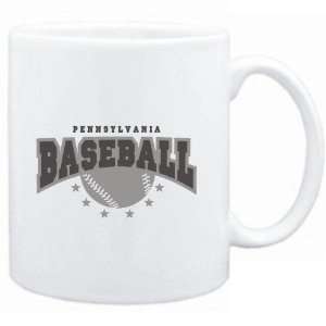  Mug White  Pennsylvania Baseball  Usa States Sports 