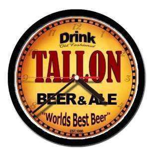  TALLON beer and ale cerveza wall clock 