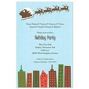 City Santa Invitation Holiday Invitations Health 