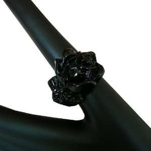  Small Black Metal Rose 