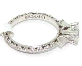 Platinum Tacori Diamond Eternity Engagement Ring HT2284  