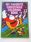 Vintage 1970 Favorite Christmas Coloring Book Happiness