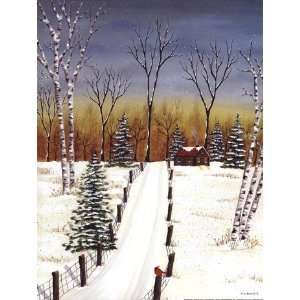    Winter View   Poster by Lisa Kennedy (12x16)