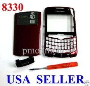 Sprint Red Blackberry Curve 8330 Faceplate Housing + T5  