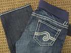 thru soul maternity jeans stretch flare borgo jeans size 26 xs small 