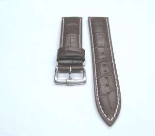 22MM ITALIAN LEATHER WATCH STRAP FOR PANERAI W/S BROWN  