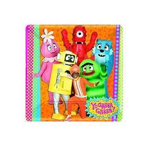    Yo Gabba Gabba   Square Lunch Plates 8ct [Toy] [Toy] Toys & Games