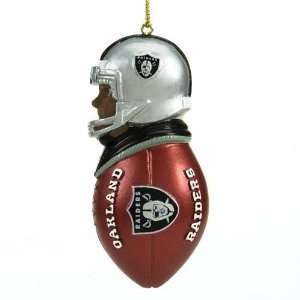  Oakland Raiders NFL Team Tackler Player Ornament (4.5 