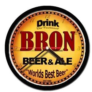  BRON beer and ale cerveza wall clock 