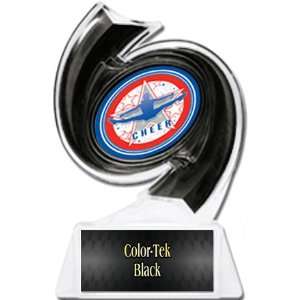 Cheerleading Hurricane Ice 6 Trophy BLACK TROPHY/BLACK TEK PLATE   ALL 