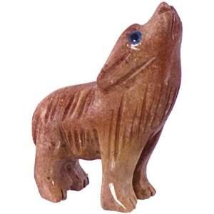  Spirit Animal Carving 1¼ inch Wolf Dolomite (pack of 5 