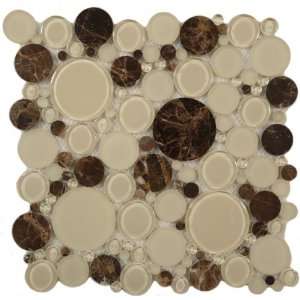  Warm Brownie Circles Brown Bubble Series Glossy & Frosted 