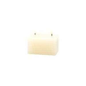  Decorative Ivory Vanilla Brick Candle (pack Of 1)